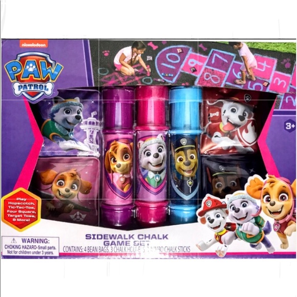 Nickelodeon Paw Patrol Sidewalk Chalk Game Set - Picture 6 of 8